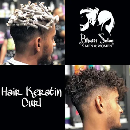 Keratin curls treatment result